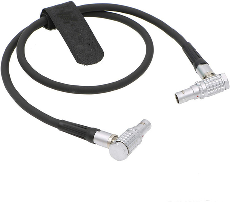 Teradekband ARRI Alexa Camera Power Cable Lemo 2 Pin Male aan 2 Pin Female Right Angle