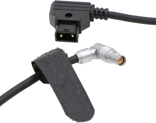 Lemo Draaibaar rechthoekig 2 pin vrouwelijk tot D-Tap L-type camera stroomkabel voor RED Komodo