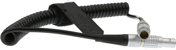 Lemo 5 Pin Timecode Coiled Camera Connection Cable voor geluidsapparatuur ZAXCOM DENECKE XL-LL