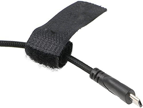 Lemos 2 Pin Draaibaar rechthoekige hoek naar Micro USB-stroomkabel voor ARRI Z CAM E2 Flagship naar Nucleus Nano Braided Wire