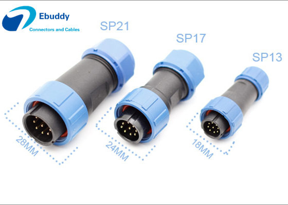 Weipu 3pin maakt Cirkelschakelaar SP1310/de Plastic Schakelaar van P3 en van SP1312/van S3 waterdicht