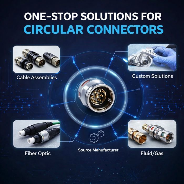 Laatste bedrijfsblogs Hoe kiest u een one-stop-circulaire connector en een fabrikant van aangepaste kabelassemblages?