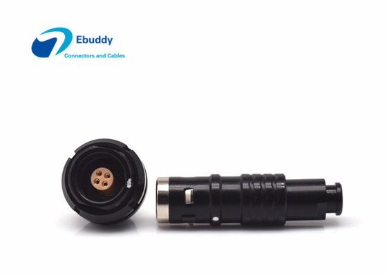 kopen Zwarte Kleur Plating Lemo Alternatieve Push Pull Cirkelschakelaars 0K 4pin Stop en Socket: online vervaardiging