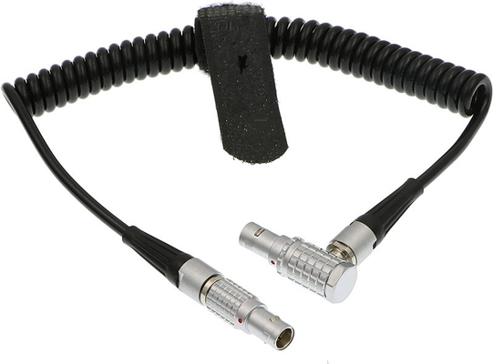 kopen Lemo 5 Pin Timecode Coiled Camera Connection Cable voor geluidsapparatuur ZAXCOM DENECKE XL-LL online vervaardiging