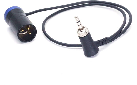 kopen 50cm vergrendelbare 3pin XLR Male naar 3.5 Audio kabel voor Sony D11 koptelefoon Terugkeer door NEUTRIK online vervaardiging