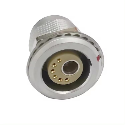 kopen Medische push-pull connector Lemo EGG FGG 2B 6+1 Metalen 6 signaal 1 vloeibare invoer medisch paneel montage connector online vervaardiging