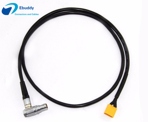 kopen De rode Epische Scharlaken Kabel van de Camera12v gelijkstroom Macht Mannelijke XT60 aan de Rechte hoekwijfje van LEMO online manufacture