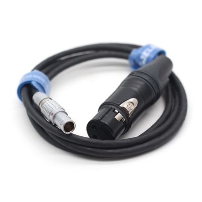 45cm Alexa Mini Audio In Kabel XLR 3 Pin To Lemo 0B 6 Pin Mannelijke Audio Port Dubbelbaan Lijn In