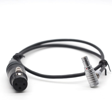 45cm Alexa Mini Audio In Kabel XLR 3 Pin To Lemo 0B 6 Pin Mannelijke Audio Port Dubbelbaan Lijn In