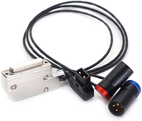 DB25 Lectrosonics Wisycom Audio LTD Receiver DB25 Vrouwelijke Interface Audio Output Dtap XLR 3Pin Power Supply kabel