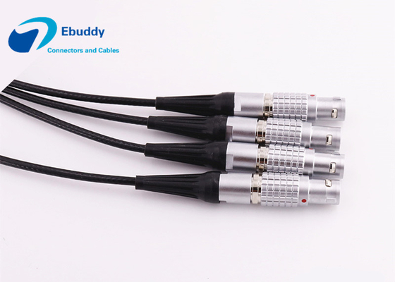 Lemo aan BNC-de Kabels van de Douanemacht FGG 0B 1B 2B 3B aan de mannelijke en vrouwelijke kabel van BNC
